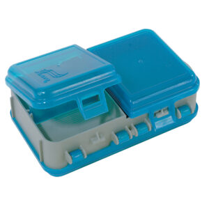 Plano Double-Sided Adjustable Tackle Organizer Small – Silver/Blue