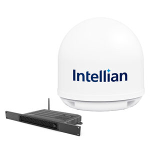 Intellian FB250 Inmarsat Fleet Broadband Maritime Terminal w/19″ Rack Mount BDU