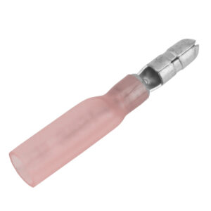 Pacer 22-18 AWG Heat Shrink Male Bullet Terminal – 25 Pack