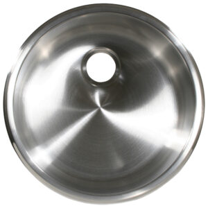 Scandvik SS Cylindrical Sink – (11-5/8″ x 5″) – Brushed Finish
