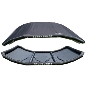 Sebba Shade 8 x 12 ft. Black Sun Shade f/Boats 26’+