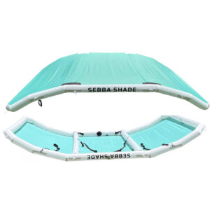 Sebba Shade 8 x 12 ft. Seafoam Sun Shade f/Boats 26’+