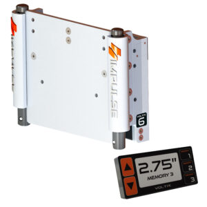 IMPULSE XL 6″ Set Back Electric Jack Plate w/Smart Control – White Cerakote