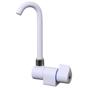Scandvik Tall Tap w/Folding Spout – White Powder Coat Finish