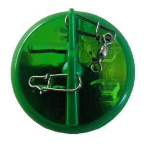 Luhr-Jensen 2-1/4″ Dipsy Diver – Kelly Green/Silver Bottom Moon Jelly