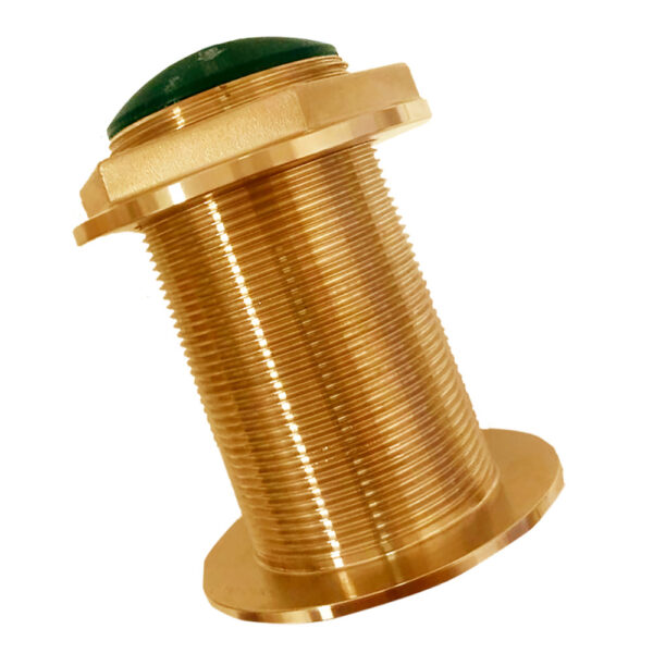 Echonautics Low-Profile Thru-Hull CW Dual-Frequency Transducer - 600W, 12° Tilt, 50/200kHz