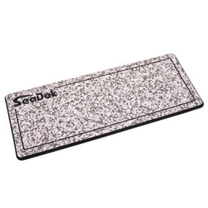 SeaDek 16” x 39″ 20mm Dual Density Large Helm Pad w/SeaDek Logo – Brushed Texture – Snow Camo/Black (406.4mm x 990.6mm x 20mm)