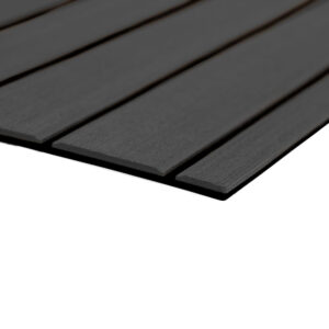 SeaDek 40″ x 80″ 6mm Teak Full Sheet – Brushed Texture – Dark Grey/Black (1016mm x 2032mm x 6mm)