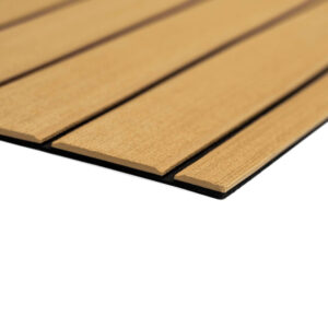 SeaDek 40″ x 80″ 6mm Teak Full Sheet – Brushed Texture – Camel/Black (1016mm x 2032mm x 6mm)