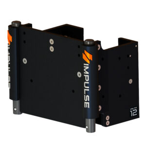 IMPULSE 12″ Set Back Electric Jack Plate w/Standard Control – Black Anodize