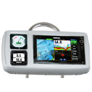 NavPod GP1176 SystemPod Pre-Cut f/Simrad NSS12 evo2 or B&G Zeus² 12 & 2 Instruments f/9.5″ Wide Guard