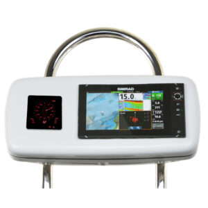 NavPod GP2040-13 SystemPod Pre-Cut f/Simrad NSS9 evo2 or B&G Zeus² 9 & 1 Instrument f/12″ Wide Guard