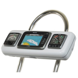 NavPod GP2604 SystemPod Pre-Cut f/Raymarine e7/e7D & 2 Instruments f/12″ Wide Guard