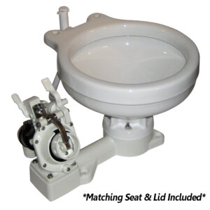 Raritan Fresh Head – Fresh Water Flush – Manual – Marine Size – Left Hand Operation