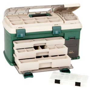Plano 3-Drawer Tackle Box XL – Green/Beige
