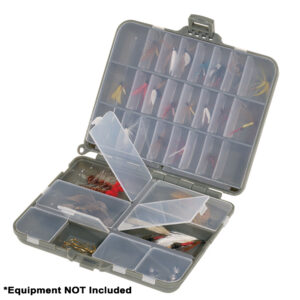 Plano Compact Side-By-Side Tackle Organizer – Grey/Clear