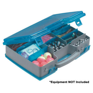 Plano Double-Sided Adjustable Tackle Organizer Large – Silver/Blue