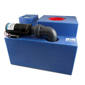 Albin Group 19 Gallon (72L) Waste Water Tank CPL Macerator – 12V