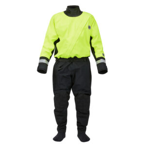 Mustang MSD576 Water Rescue Dry Suit – Fluorescent Yellow Green-Black – XL