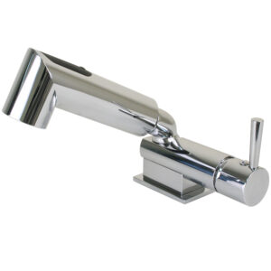 Scandvik Minimalistic Compact Single Level Mixer – Faucet & Shower Combo – Chrome