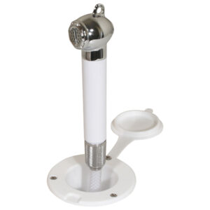 Scandvik Recessed Transom Shower w/6' Hose – White