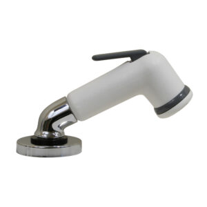 Scandvik Elbow Sprayer – Handle Pull Out – White w/6' Hose