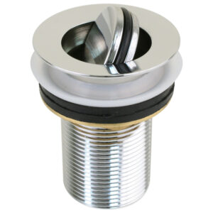Scandvik Sink Drain w/Flip Stopper – Chrome Plated Brass