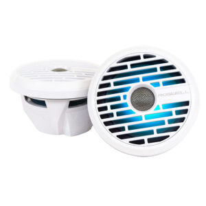 Roswell R1 7.7” Marine Speakers – White – 90W RMS & 180W Peak Power