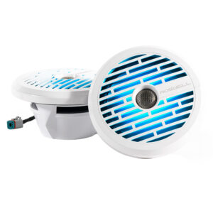 Roswell R1 8” Marine Speakers – White – 100W RMS & 200W Peak Power