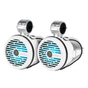 Roswell R1 8” Tower Speakers – White – 100W RMS & 200W Peak Power