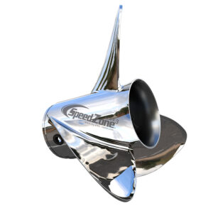 Turning Point SpeedZone Max3 – Right Hand – Stainless Steel Propeller – 3-Blade – 14.8″ x 25 Pitch