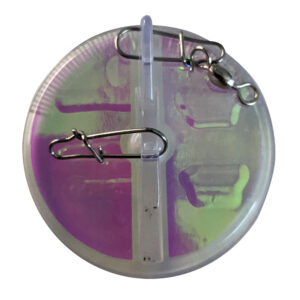 Luhr-Jensen 2-1/4″ Dipsy Diver – Clear/Clear Bottom Moon Jelly