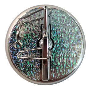Luhr-Jensen 2-1/4″ Dipsy Diver – Silver/Silver Bottom Crush