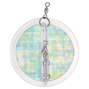 Luhr-Jensen 4-1/8″ Dipsy Diver – Clear/Clear Bottom UV Moon Jelly