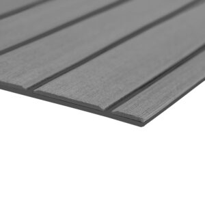 SeaDek 40″ x 80″ 6mm Teak Full Sheet – Brushed Texture – Storm Grey/Dark Grey (1016mm x 2032mm x 6mm)