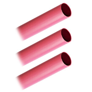 Pacer Battery Cable Heavy Wall Heat Shrink Tubing – 3/4″ x 12″ – Red (3-Pieces)