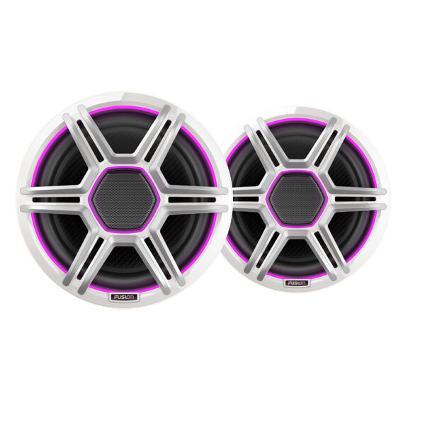 Fusion Apollo™ 8.8" LED Marine Speakers w/Sports White Grille