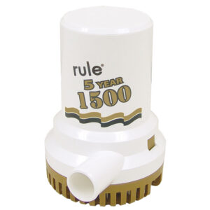 Rule 1500 G.P.H. “Gold Series” Bilge Pump