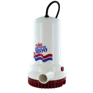 Rule 1800GPH Sump/Utility Pump w/24′ 110vac Cord