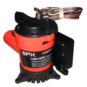 Johnson Pump 1250 GPH Ultima Combo Pump 1-1/8″ Hose 12V