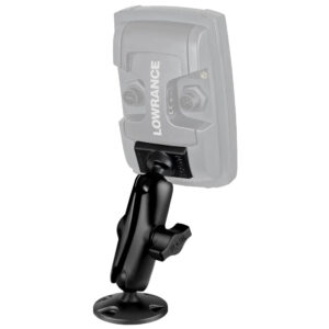 RAM Mount 1″ Ball “Light Use” Composite Mount f/Lowrance Elite-4 & Mark-4 Series Fishfinders