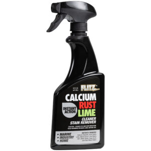 Flitz Instant Calcium, Rust & Lime Remover – 16oz Spray Bottle