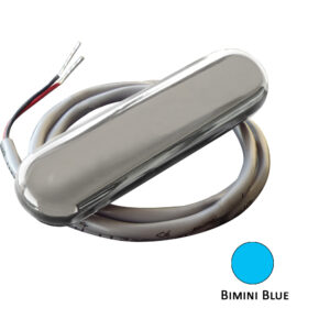 Shadow-Caster Courtesy Light w/2′ Lead Wire – 316 SS Cover – Bimini Blue – 4-Pack