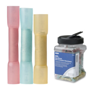 Ancor Heat Shrink Butt Connector Multi-Pack – 250-Piece – Jar