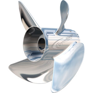 Turning Point Express® Mach4™ – Left Hand – Stainless Steel Propeller – EX1/EX2-1315-4L – 4-Blade – 13.5″ x 15 Pitch