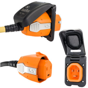 SmartPlug 30 AMP Inlet & Female Cord Connector Combo – Black