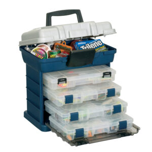 Plano 4-BY™ 3600 StowAway® Rack System – Blue/Silver