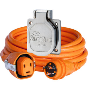 SmartPlug 30 AMP Dual Configuration Cordset & Stainless Steel Inlet Combo – 50'