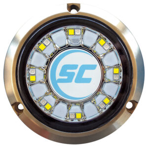 Shadow-Caster Blue/White Color Changing Underwater Light – 16 LEDs – Bronze