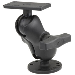 RAM Mount 1.5″ Ball Mount w/2.5″ Round Base, Short Arm & 1.5″ x 3″ Plate f/Humminbird Helix 5 Only